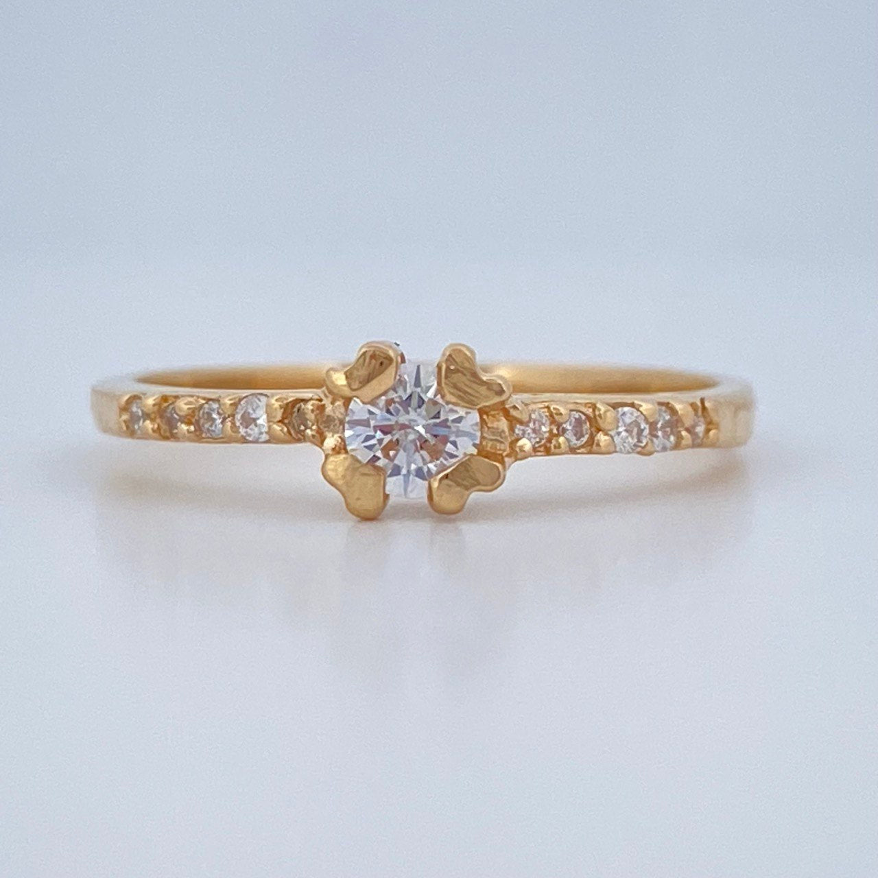 Four Corners Ring 1.9gr / Size 6 1/4 / 18K Gold $