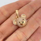 Pendant Bear 2.8gr / 3/4 in / 18K Gold $