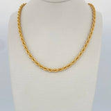 Rope Chain 7.80gr / 22.0in / +3 18K Gold $