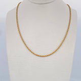 Rope Chain 2.1gr / 23.6in / +3 18K Gold $