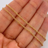 Rope Chain 2.1gr / 23.6in / +3 18K Gold $