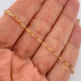 Anklet Classic Link 2.05gr / 10.9in / +3 18K Gold $