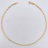 Anklet Classic Link 2.05gr / 10.9in / +3 18K Gold $
