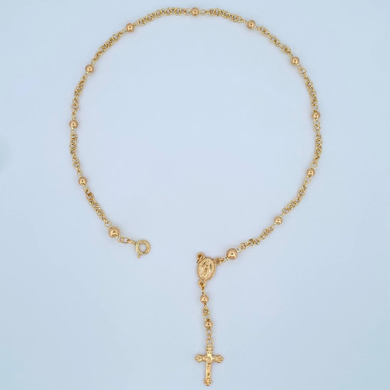 Denario Anklet 4.05gr / 10in / 18K Gold $
