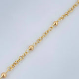 Denario Anklet 4.05gr / 10in / 18K Gold $