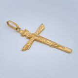 Pendant Cross Christ 1.5gr / 1.8in / 18K Gold +0$