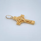 Pendant Cross Christ 2gr / 1 1/2 in / 18K Gold