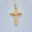 Dije Cruz Cristo 1.2gr / 1 1/4 in / Oro Amarillo 18K &
