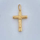Dije Cruz Cristo 1.2gr / 1 1/4 in / Oro Amarillo 18K &