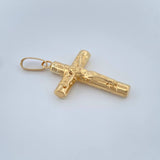 Dije Cruz Cristo 1.2gr / 1 1/4 in / Oro Amarillo 18K &