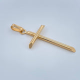 Pendant Cross 1.3gr / 1.5in / 18K Gold +0$