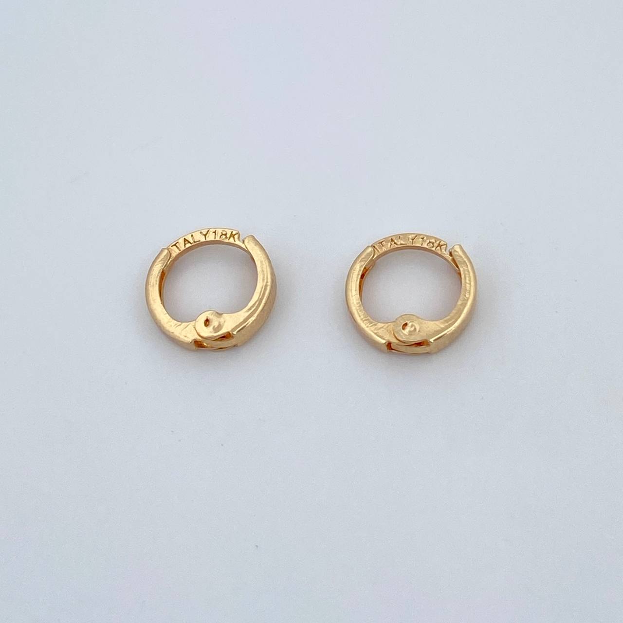 Candongas Rose 0.6gr / 0.8cm / Oro Amarillo 18K $