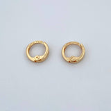 Candongas Rose 0.6gr / 0.8cm / Oro Amarillo 18K $