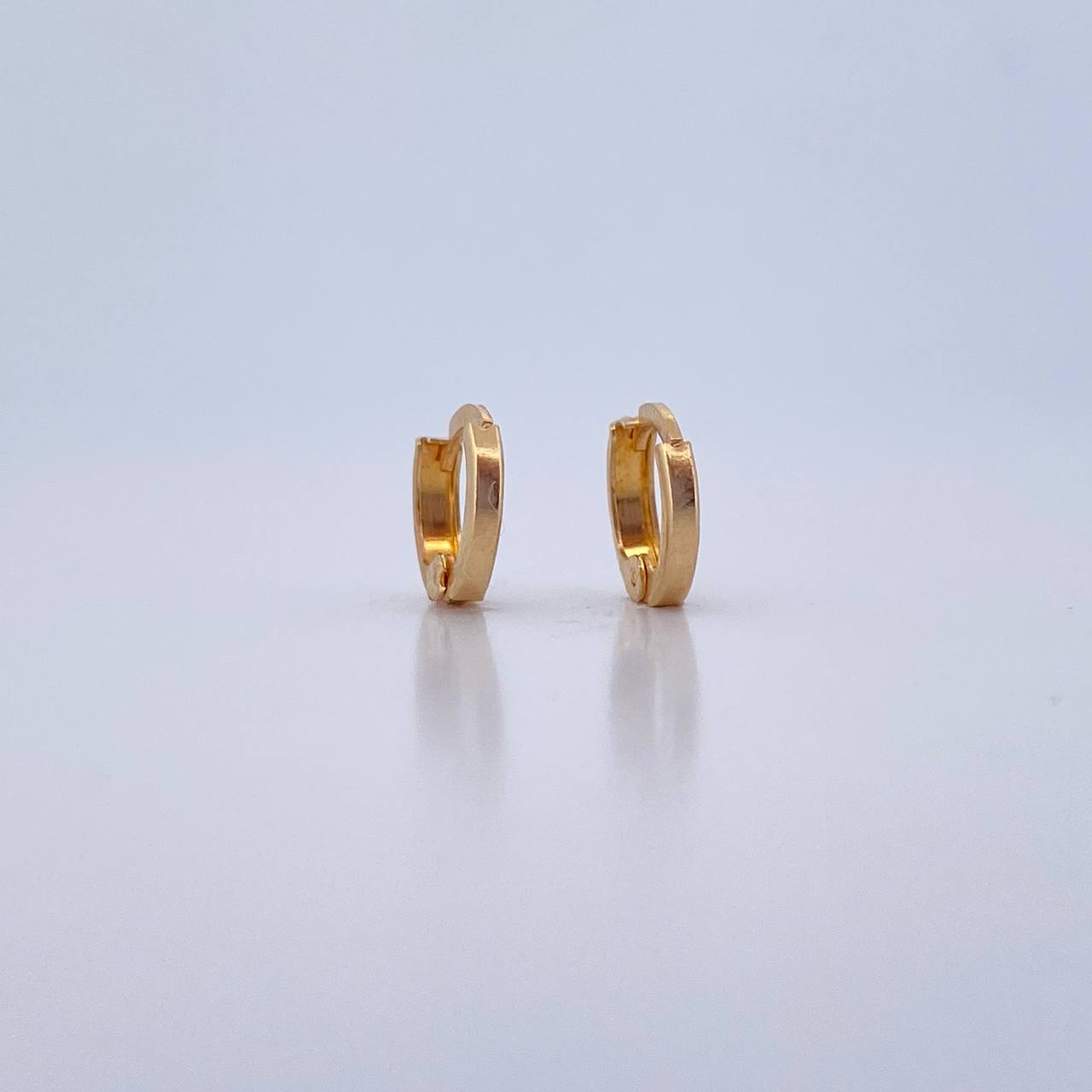 Candongas Rose 0.6gr / 0.8cm / Oro Amarillo 18K $