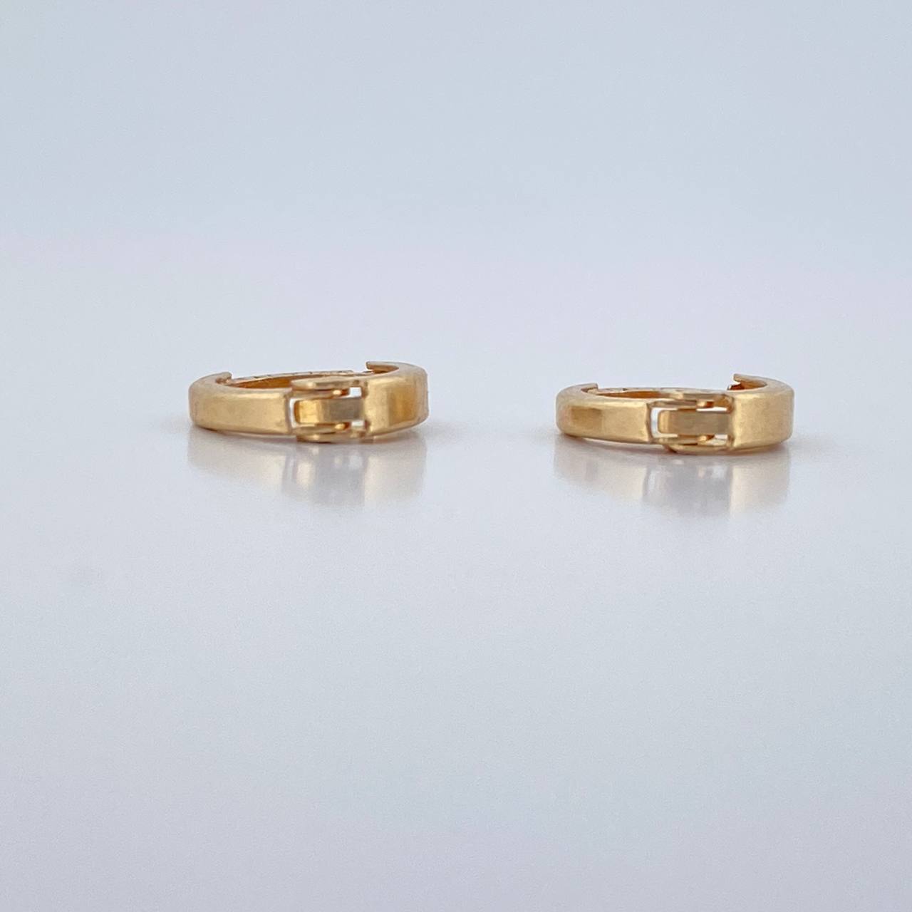 Candongas Rose 0.6gr / 0.8cm / Oro Amarillo 18K $