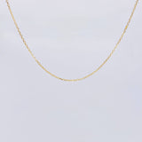 Cadena Aro Seguido 1.35 g / 17 3/4 in / 1 mm Oro Amarillo 18K