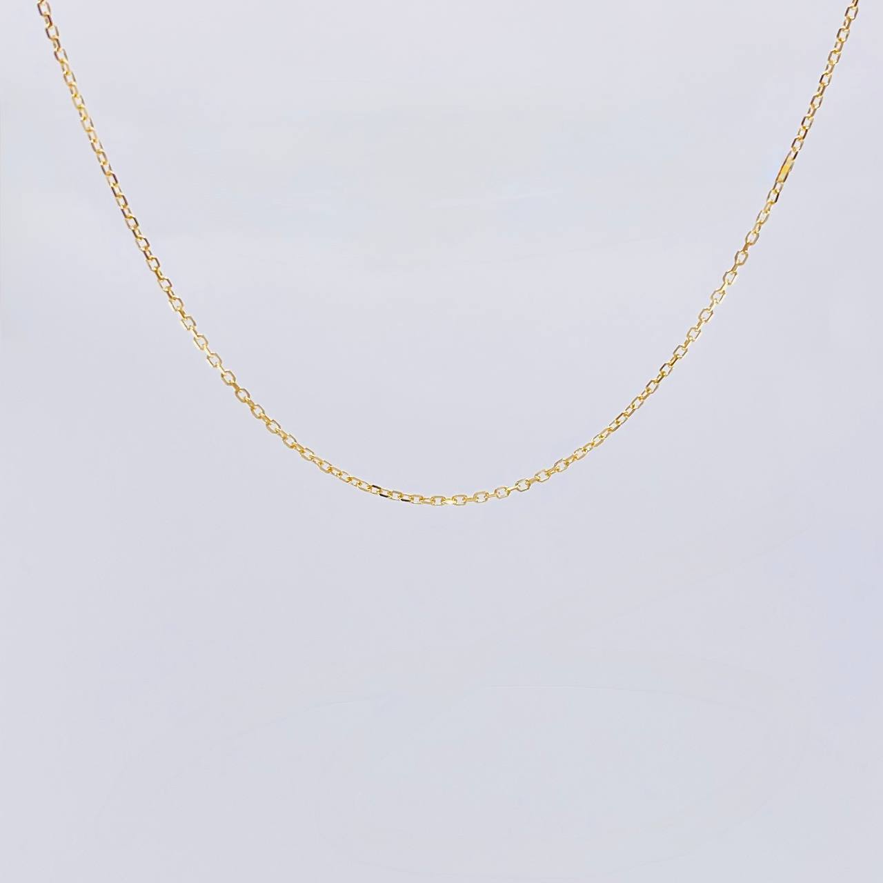 Cadena Aro Seguido 1.1 g / 17 3/4 in / 0.9 mm Oro Amarillo 18K