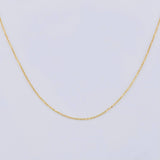 Cadena Aro Seguido 1.15 g / 17 3/4 in / 0.9 mm Oro Amarillo 18K