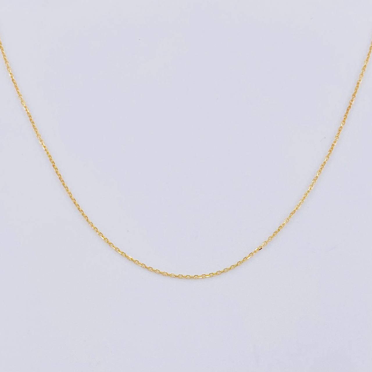 Cadena Aro Seguido 1.1 g / 17 3/4 in / 0.9 mm Oro Amarillo 18K