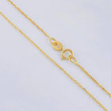 Cadena Aro Seguido 1.1g / 18 in / 0.3mm Oro Amarillo 18K
