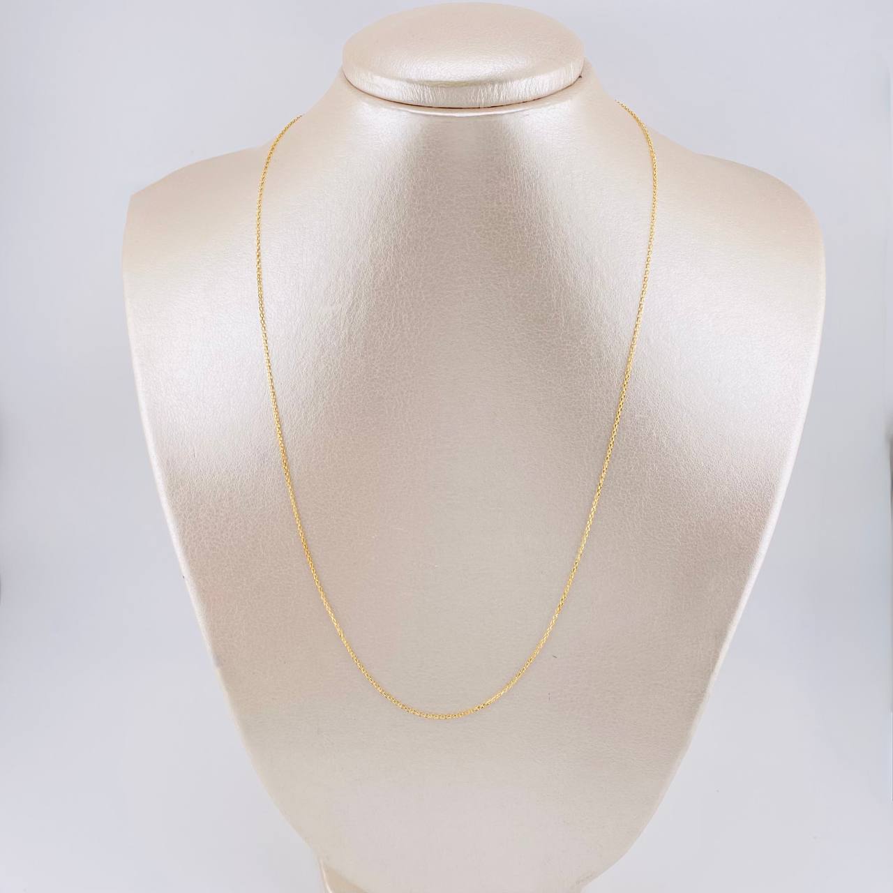 Cadena Aro Seguido 1.35 g / 17 3/4 in / 1 mm Oro Amarillo 18K