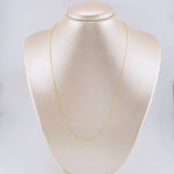 Cadena Aro Seguido 1.1 g / 17 3/4 in / 0.9 mm Oro Amarillo 18K