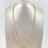 Rustic Bubble Chain 14.3gr / 60cm / 4.7mm Tres Oros 18K ©