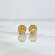 Stud Earrings GC 0.4gr / 0.3cm- 18K Gold