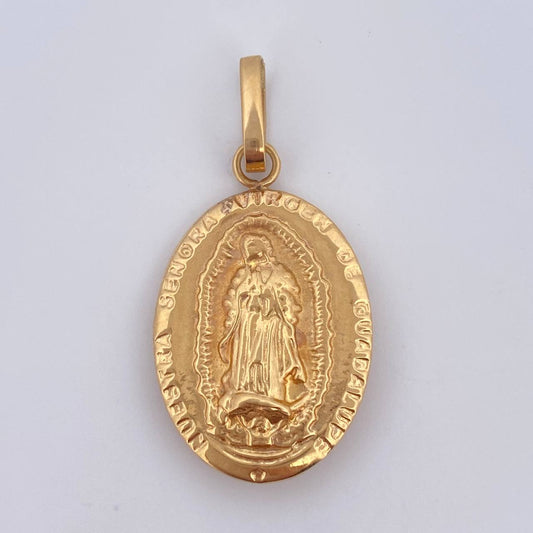 Pendant Virgin of Guadalupe 2.15gr / 1.4in / 18K Gold $