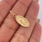 Pendant Virgin Mary 1gr / 2.7cm / 18K Gold $