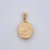 Pendant Saint Michael the Archangel 1.05gr / 2.4cm (0.9in) / 18K Gold $