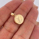Dije Angel de la Guarda 0.7gr / 2cm / Oro 18K $
