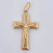 Dije Cruz Cristo 1.8gr / 4cm / Oro 18K $