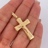 Dije Cruz Cristo 1.8gr / 4cm / Oro 18K $