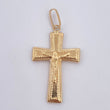 Pendant Christ Cross 1.85gr / 1.6in / 18K Gold $