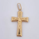 Pendant Christ Cross 1.85gr / 1.6in / 18K Gold $