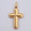 Byzantine Cross Pendant 1.65gr / 1.4in / 18K Gold !