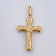 Dije Cruz Cristo 1.3gr / 3.5cm / Oro 18K $