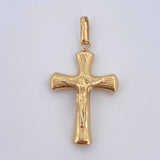 Dije Cruz Cristo 1.55gr / 3.5cm / Oro 18K $