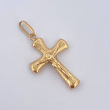 Dije Cruz Cristo 1.3gr / 3.5cm / Oro 18K $