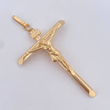 Pendant Christ Cross 3.05gr / 2.4in / 18K Gold $