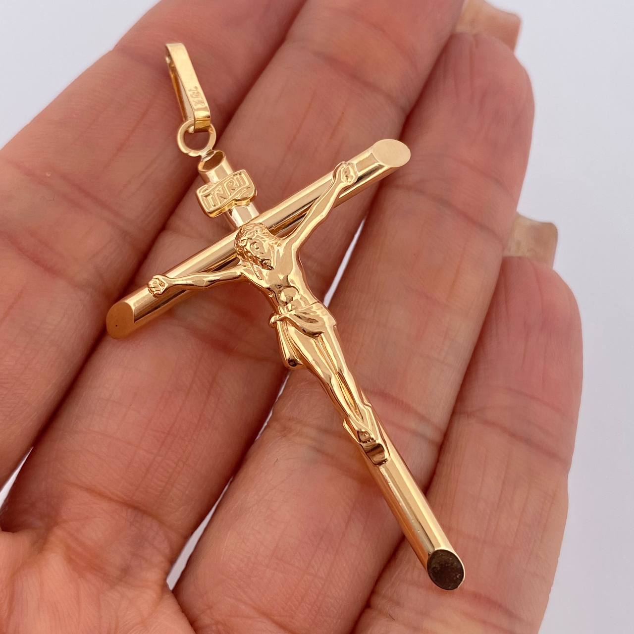 Pendant Christ Cross 2.95gr / 6cm / 18K Gold $
