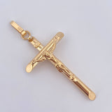 Cruz Cristo 2.1gr / 4.8cm / Oro 18K $