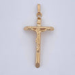 Cruz Cristo 2.1gr / 4.8cm / Oro 18K $