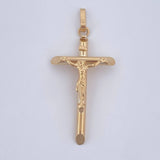 Cruz Cristo 2.1gr / 4.8cm / Oro 18K $