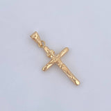 Cruz Cristo 0.7gr / 2.8cm / Oro 18K $