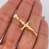 Cruz Cristo 1.05gr / 3.4cm / Oro 18K $