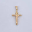 Cruz Cristo 1.05gr / 3.4cm / Oro 18K $
