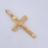Dije Cruz Cristo 1.55gr / 4cm / Oro 18K $