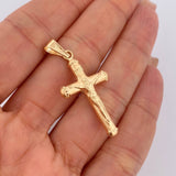 Cruz Cristo 1.65gr / 4cm / Oro 18K $